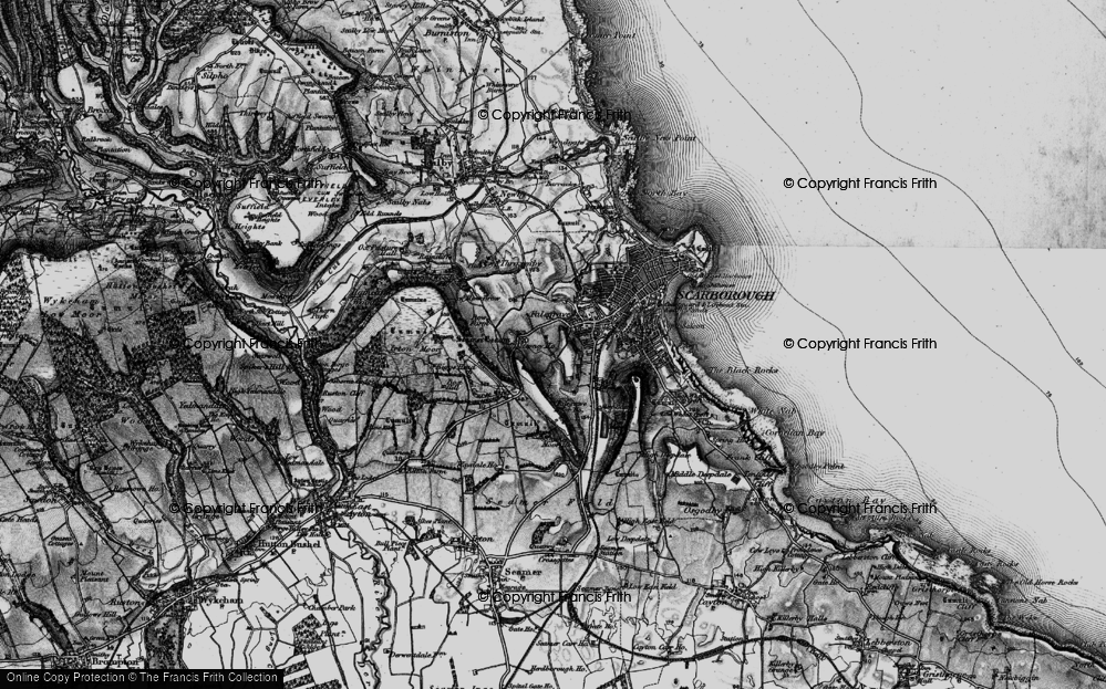 Old Map of Falsgrave, 1897 in 1897