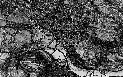 Old map of Falstone in 1897
