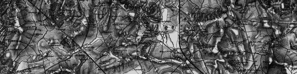 Old map of Fancott in 1896