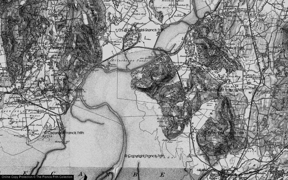 Old Map of Far Arnside, 1898 in 1898