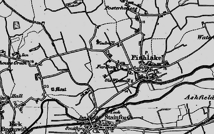 Old map of Far Bank in 1895