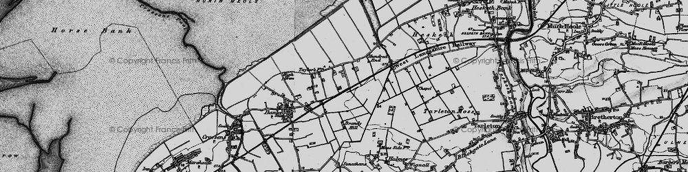 Old map of Far Banks in 1896