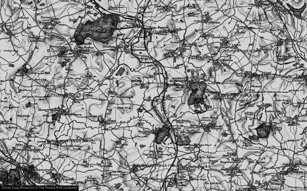 Old Map of Far Coton, 1899 in 1899