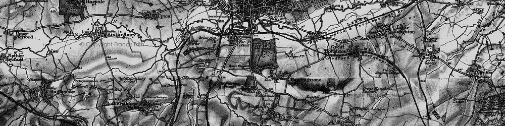 Old map of Wootton Hall in 1898