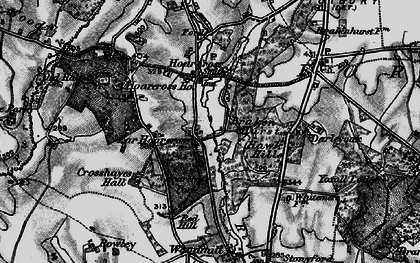 Old map of Far Hoarcross in 1898