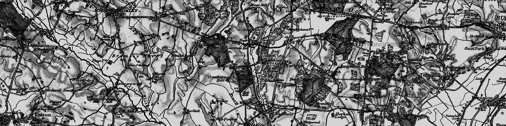 Old map of Far Hoarcross in 1898