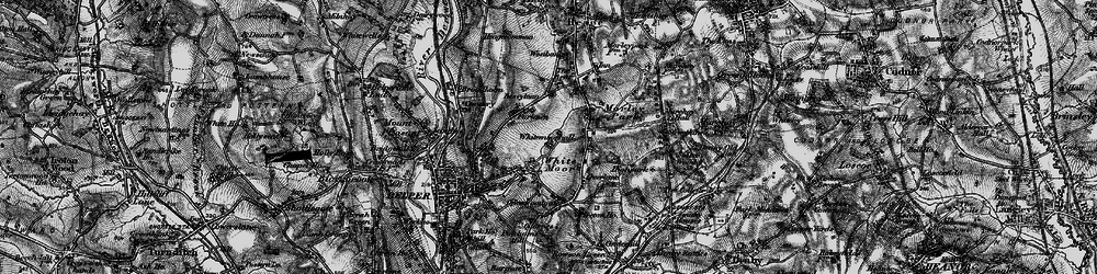 Old map of Far Laund in 1895