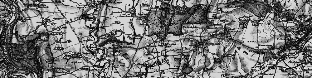 Old map of Far Ley in 1899