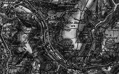 Old map of Far Thrupp in 1897