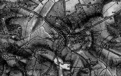 Old map of Faringdon in 1896