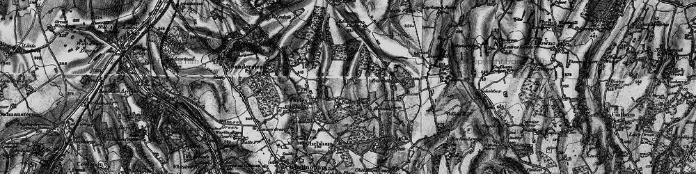 Old map of Farleigh Court in 1895