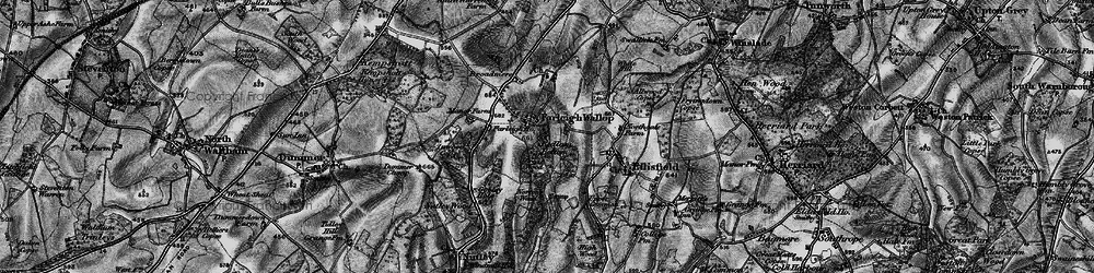 Old map of Farleigh Wallop in 1895