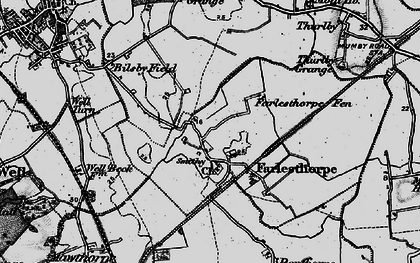 Old map of Farlesthorpe in 1899