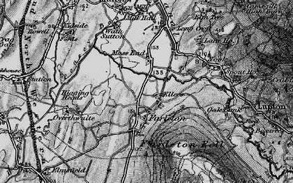 Old map of Farleton in 1898