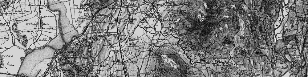Old map of Farleton in 1898