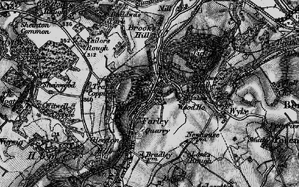 Old map of Farley in 1899