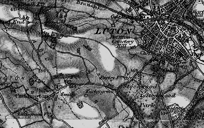 Old map of Farley Hill in 1896