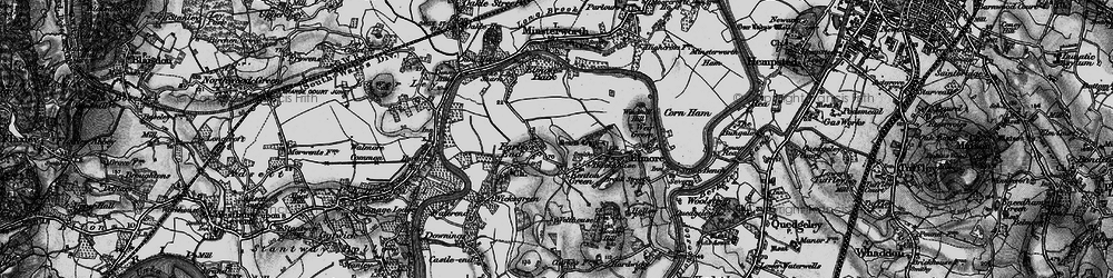 Old map of Farleys End in 1896