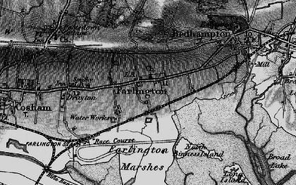 Old map of Farlington in 1895