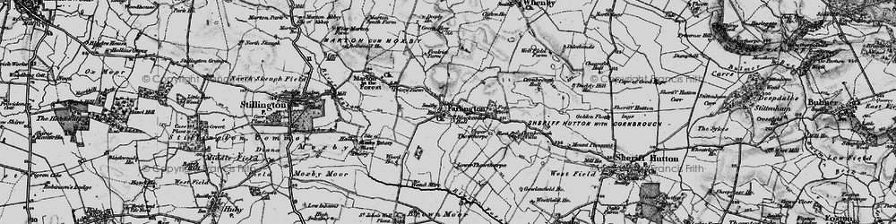 Old map of Farlington in 1898