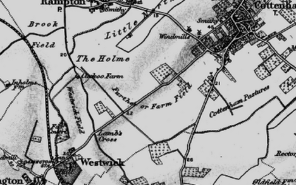 Old map of Farm in 1898