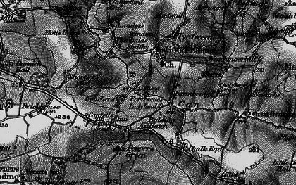 Old map of Farmbridge End in 1896