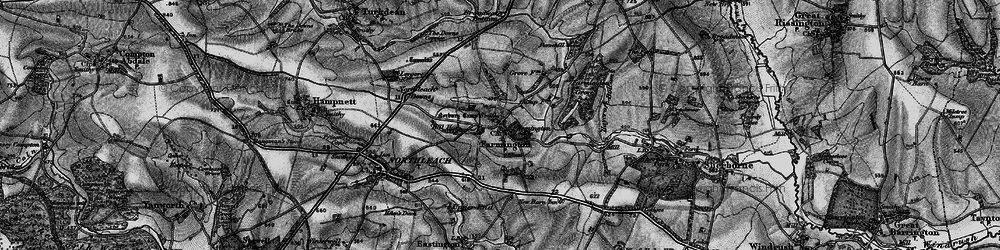 Old map of Farmington in 1896