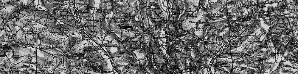 Old map of Farnah Green in 1895