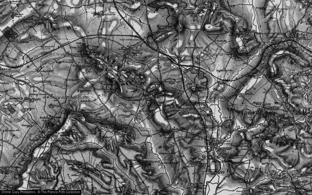 Old Map of Farnborough, 1896 in 1896