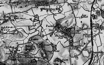 Old map of Farnham in 1898