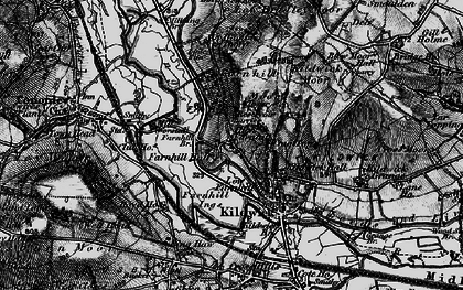 Old map of Farnhill in 1898