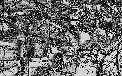 Old map of Farnley in 1896