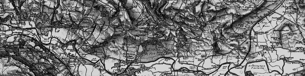 Old map of Farnley in 1898