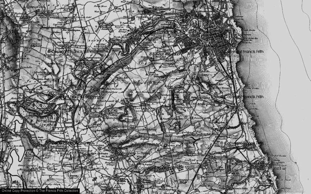 Old Map of Farringdon, 1898 in 1898