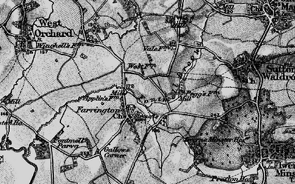Old map of Farrington in 1898