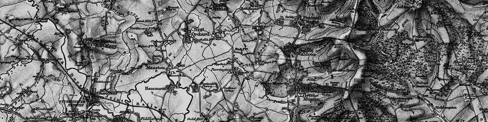 Old map of Farrington in 1898