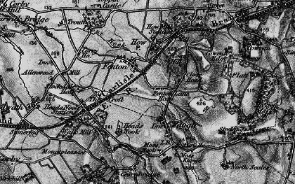 Old map of Faugh in 1897