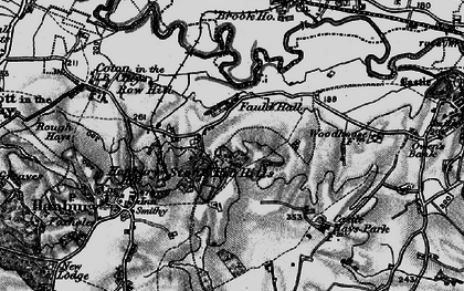 Old map of Fauld in 1897