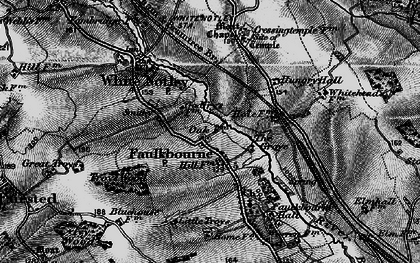Old map of Faulkbourne in 1896
