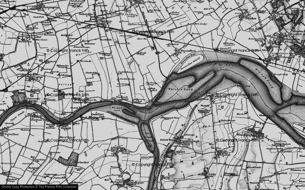 Old Map of Faxfleet, 1895 in 1895