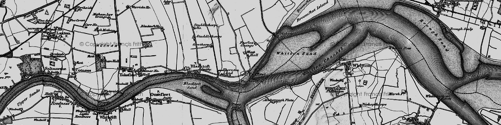 Old map of Faxfleet in 1895