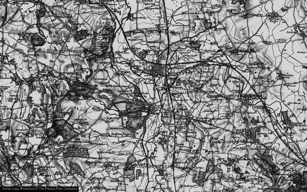 Old Map of Fazeley, 1899 in 1899