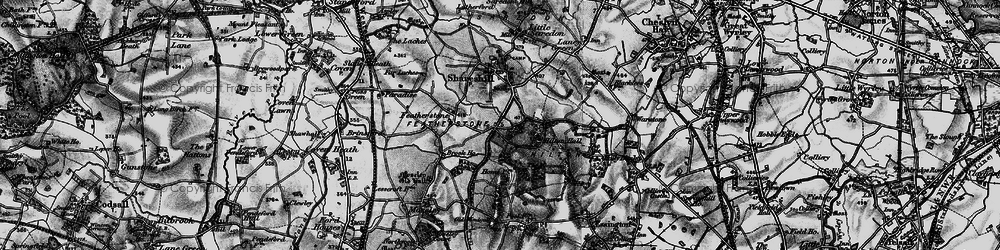 Old map of Featherstone in 1899