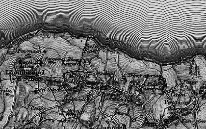 Old map of Fedw Fawr in 1899