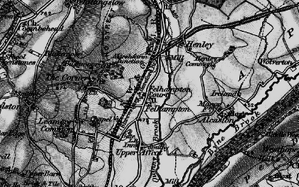 Old map of Felhampton in 1899