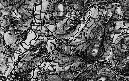 Old map of Ynysau-isaf in 1898