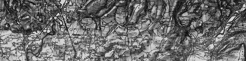 Old map of Twyn in 1897