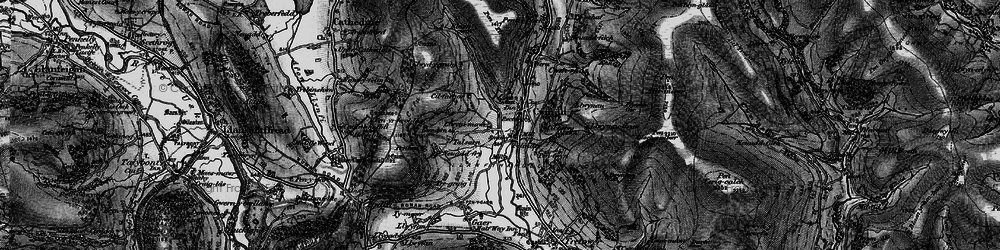 Old map of Felindre in 1897
