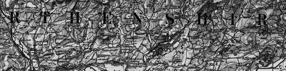 Old map of Felingwmisaf in 1898