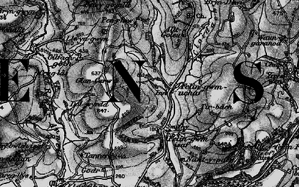 Old map of Allt-y-golau-Uchaf in 1898